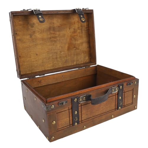 XUXHOU Destgierte Holzkiste Vintage Handtasche für Kleidung Spielzeug Foto -Requisite für Wohnkultur (#2) von XUXHOU