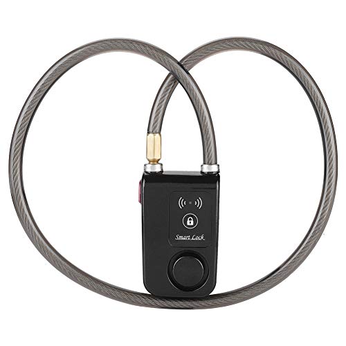 XUXHOU Smart Anti -Diebstahl -Schloss Wasserdicht 110 DB Drahtseilalarmschloss für Radfahrer und Motorradfahrer ABS Kunststoff + Kupfer 80 Cm XUXHOU Smart Anti -Diebstahl -Schloss Wasserdicht 110 DB Drahtseilalarmschloss für Radfahrer und Motorradfahrer ABS Kunststoff + Kupfer 80 Cm von XUXHOU
