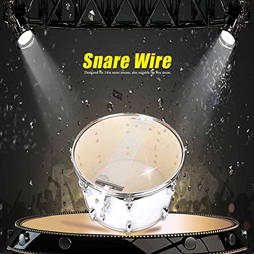 XUXHOU Stahl-Snare-Draht, Drum-Drahtgurte-Sets, Halbes-Design, Snare-Drhte, Transparente Snare-Drahtgurte, Snare-Drum-Zubehr für Snare-Drag XUXHOU Stahl-Snare-Draht, Drum-Drahtgurte-Sets, Halbes-Design, Snare-Drhte, Transparente Snare-Drahtgurte, Snare-Drum-Zubehr für Snare-Drag von XUXHOU