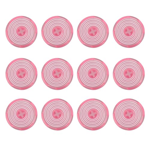 XUXHOU Transparente Abdeckung 12 PCs, Einfacher Ersatzschutzschutz, Kompatibel mit Cherry TTC Akko -glorreiche Switches für Sallybox Fightbox -Tastaturen (PINK) von XUXHOU