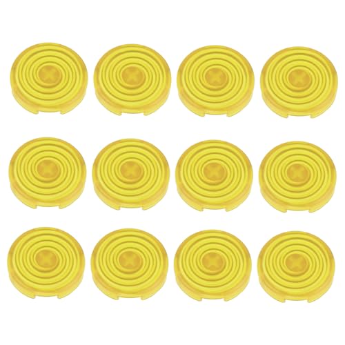 XUXHOU Transparente Abdeckung 12 PCs, Einfacher Ersatzschutzschutz, Kompatibel mit Cherry TTC Akko -glorreiche Switches für Sallybox Fightbox -Tastaturen (YELLOW) von XUXHOU