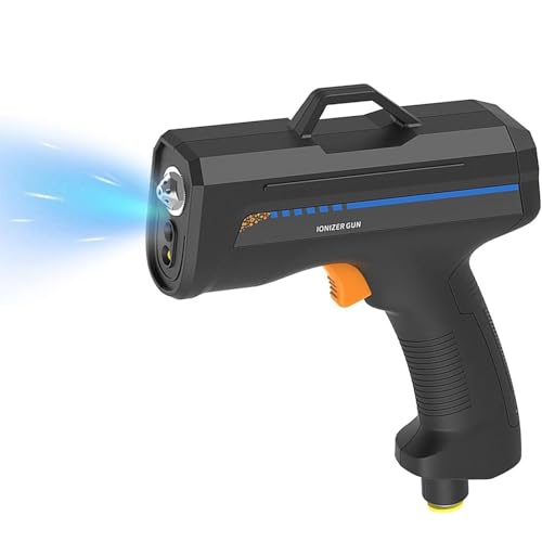XUXIAO Ionisierende Luftpistole, statischer Eliminator, tragbare Antistatikpistole mit Stauberkennungslicht, statische Entfernung für elektronische Reparaturen, effiziente Staubentfernung Pulse von XUXIAO