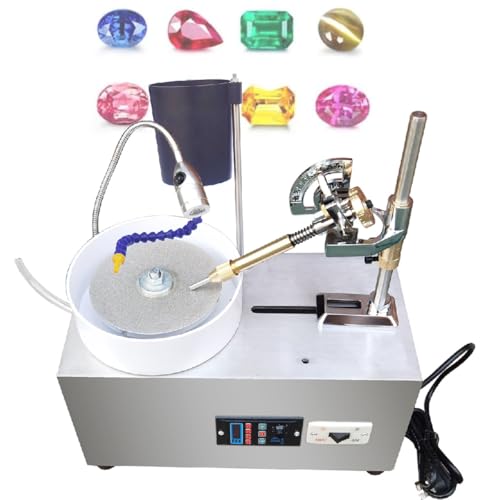 XUXIAO Winkelpoliermaschine für Schmucksteine, Facettiermaschine für Edelsteine, einstellbare Drehgeschwindigkeit von 0–2800 U/min, für Edelsteine, Glas, Schmuck, Siegel, Messer XUXIAO Winkelpoliermaschine für Schmucksteine, Facettiermaschine für Edelsteine, einstellbare Drehgeschwindigkeit von 0–2800 U/min, für Edelsteine, Glas, Schmuck, Siegel, Messer von XUXIAO