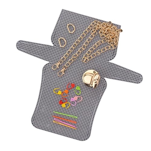 XUZHID Handtaschen-Nähblatt, Netz-Acryl-Leinwand-Blätter-Set zum Sticken und Häkeln, Weben, Umhängetasche, Geldbörse, Handtaschen, Bastelprojekte von XUZHID