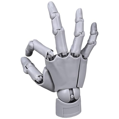 Artikuliertes Handflexible -Handmodell mit beweglicher Gelenk- und Basis -DIY -freundlicher PVC von XVHOAB