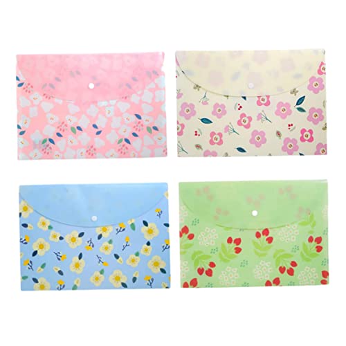 Kunststoffumschlag Blumenfüllungsdokument Ordner A4 Dateiumschläge mit Snap -Verschluss 4PCS. Kunststoffumschlag Blumenfüllungsdokument Ordner A4 Dateiumschläge mit Snap -Verschluss 4PCS. von XVHOAB