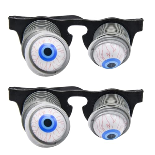 XVHOAB 2pcs droupy Augenbrillen aus Brillen Spring Augapfel Brillen Lustige Brille mit Augapfel für Halloween Kostümparty Witz knifflige Streichprops. XVHOAB 2pcs droupy Augenbrillen aus Brillen Spring Augapfel Brillen Lustige Brille mit Augapfel für Halloween Kostümparty Witz knifflige Streichprops. von XVHOAB