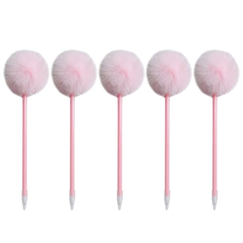 XVHOAB 5 PCs Gel Pen Pom-Pom Kunststoff Kugelschreiber Signature Kugelschild Cartoon Kinder Schüler mit .. XVHOAB 5 PCs Gel Pen Pom-Pom Kunststoff Kugelschreiber Signature Kugelschild Cartoon Kinder Schüler mit .. von XVHOAB