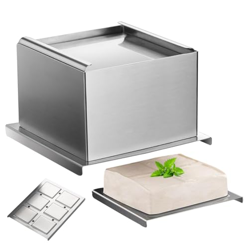XVHOAB Tofu Press Form 5.4x5.4x3, 6 Zoll Edelstahl DIY TOFU Maker FÜR Hause KITILEN Restaurant Nutze Hausfrau Geschenkpresse XVHOAB Tofu Press Form 5.4x5.4x3, 6 Zoll Edelstahl DIY TOFU Maker FÜR Hause KITILEN Restaurant Nutze Hausfrau Geschenkpresse von XVHOAB
