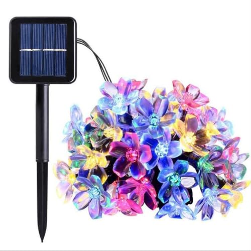 XVZ Solar Lichterkette Blumen, 4M 20 LED Wetterfest Solar Lichterkette Kirschblüten für Balkon, Garten & Party - Dekoration für Innen & Außen, Licherkette Solar XVZ Solar Lichterkette Blumen, 4M 20 LED Wetterfest Solar Lichterkette Kirschblüten für Balkon, Garten & Party - Dekoration für Innen & Außen, Licherkette Solar von XVZ