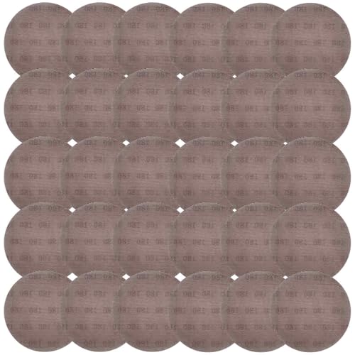 XWADJCD 30 Stück 22,9 cm Netz-Schleifscheiben, Trockenbau-Schleifpapier, Körnung 180, Klettverschluss für Elektroschleifer, Stangenschleifer und staubfreie Trockenbauschleifer XWADJCD 30 Stück 22,9 cm Netz-Schleifscheiben, Trockenbau-Schleifpapier, Körnung 180, Klettverschluss für Elektroschleifer, Stangenschleifer und staubfreie Trockenbauschleifer von XWADJCD