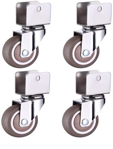 XWJOYW Schwenkrad, Universalrad, Lenkrollen, 4er-Set 1,5 Zoll Möbelrollen für Kinderbetten Schwenkrollen Weichgummi-Lenkrollen Möbelbeschläge XWJOYW Schwenkrad, Universalrad, Lenkrollen, 4er-Set 1,5 Zoll Möbelrollen für Kinderbetten Schwenkrollen Weichgummi-Lenkrollen Möbelbeschläge von XWJOYW