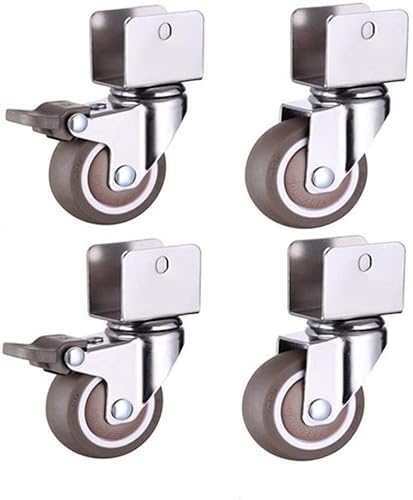 XWJOYW Schwenkrad, Universalrad, Lenkrollen, 4er-Set 1,5 Zoll Möbelrollen für Kinderbetten Schwenkrollen Weichgummi-Lenkrollen Möbelbeschläge XWJOYW Schwenkrad, Universalrad, Lenkrollen, 4er-Set 1,5 Zoll Möbelrollen für Kinderbetten Schwenkrollen Weichgummi-Lenkrollen Möbelbeschläge von XWJOYW