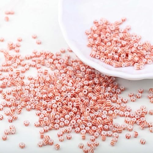 XWNXQ 12000 Stück 3 mm Vintage Wassermelonen-gestreifte Glasperlen, Mini-Bunte Abstandsperlen für die Schmuckherstellung, DIY-Bastelarmbänder, Halsketten, Ohrringe XWNXQ 12000 Stück 3 mm Vintage Wassermelonen-gestreifte Glasperlen, Mini-Bunte Abstandsperlen für die Schmuckherstellung, DIY-Bastelarmbänder, Halsketten, Ohrringe von XWNXQ