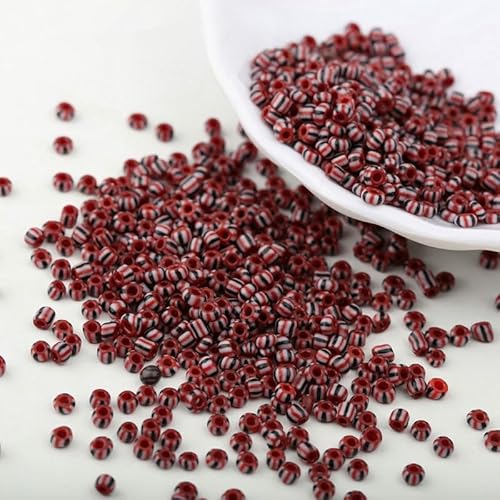 XWNXQ 12000 Stück 3 mm Vintage Wassermelonen-gestreifte Glasperlen, Mini-Bunte Abstandsperlen für die Schmuckherstellung, DIY-Bastelarmbänder, Halsketten, Ohrringe XWNXQ 12000 Stück 3 mm Vintage Wassermelonen-gestreifte Glasperlen, Mini-Bunte Abstandsperlen für die Schmuckherstellung, DIY-Bastelarmbänder, Halsketten, Ohrringe von XWNXQ