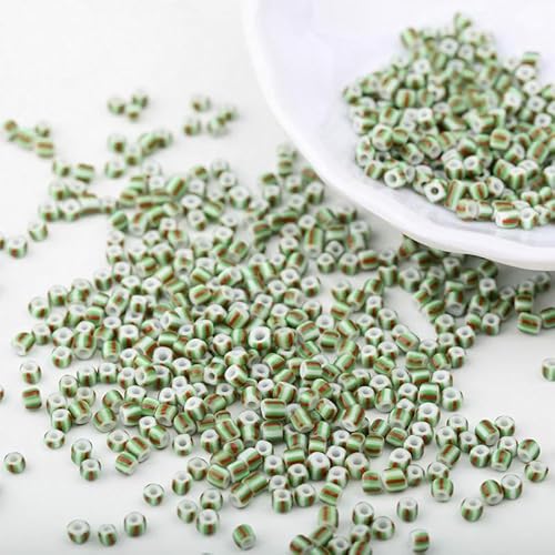 XWNXQ 12000 Stück 3 mm Vintage Wassermelonen-gestreifte Glasperlen, Mini-Bunte Abstandsperlen für die Schmuckherstellung, DIY-Bastelarmbänder, Halsketten, Ohrringe XWNXQ 12000 Stück 3 mm Vintage Wassermelonen-gestreifte Glasperlen, Mini-Bunte Abstandsperlen für die Schmuckherstellung, DIY-Bastelarmbänder, Halsketten, Ohrringe von XWNXQ