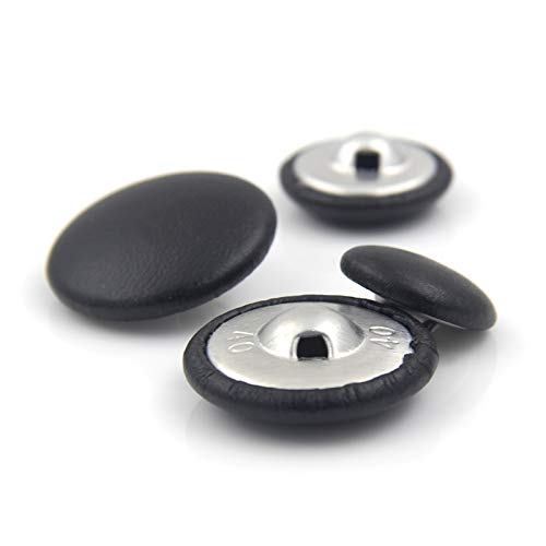 XWNXQ 20 Stück 10–38 mm PU-Lederknöpfe, Sofa-Dekorationsknöpfe, Schwarze runde handgenähte Knöpfe, Lederknöpfe mit Metallgriff, Lederknöpfe für Windbreaker-Jacken XWNXQ 20 Stück 10–38 mm PU-Lederknöpfe, Sofa-Dekorationsknöpfe, Schwarze runde handgenähte Knöpfe, Lederknöpfe mit Metallgriff, Lederknöpfe für Windbreaker-Jacken von XWNXQ