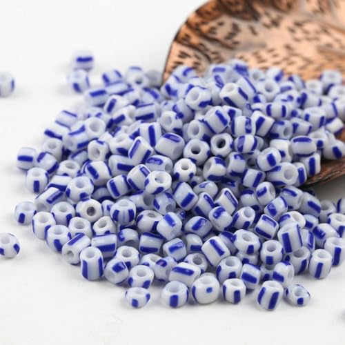 XWNXQ 2500 Stück 5 mm Glasperlen, Vintage-farbige Glas-Abstandshalterperlen, geeignet zur Herstellung von Schmuck, handgefertigten Armbändern, Halsketten, Schlüsselanhängern und Bastelarbeiten XWNXQ 2500 Stück 5 mm Glasperlen, Vintage-farbige Glas-Abstandshalterperlen, geeignet zur Herstellung von Schmuck, handgefertigten Armbändern, Halsketten, Schlüsselanhängern und Bastelarbeiten von XWNXQ