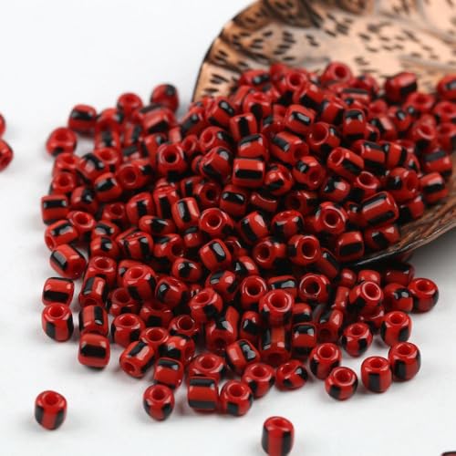 XWNXQ 2500 Stück 5 mm Glasperlen, Vintage-farbige Glas-Abstandshalterperlen, geeignet zur Herstellung von Schmuck, handgefertigten Armbändern, Halsketten, Schlüsselanhängern und Bastelarbeiten XWNXQ 2500 Stück 5 mm Glasperlen, Vintage-farbige Glas-Abstandshalterperlen, geeignet zur Herstellung von Schmuck, handgefertigten Armbändern, Halsketten, Schlüsselanhängern und Bastelarbeiten von XWNXQ