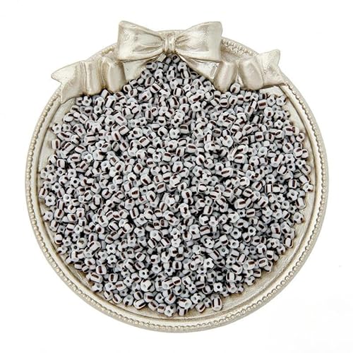 XWNXQ 3000 Stück 3 mm Glasperlen zum Auffädeln, wassermelonenfarbene gestreifte Abstandsperlen für handgefertigte Armbänder und Halsketten, DIY-Schmuckherstellung XWNXQ 3000 Stück 3 mm Glasperlen zum Auffädeln, wassermelonenfarbene gestreifte Abstandsperlen für handgefertigte Armbänder und Halsketten, DIY-Schmuckherstellung von XWNXQ