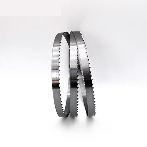 XWTOOL 2 Stück 9 Zoll 1575 mm Holzbearbeitungs-Bandsägeblätter.Breite 3, 6, 8, 10, 13 mm Bandsägeblätter Schnittkurve.4, 6, 8, 10, 14 Zpi. (Color : 13mm, Size : 4 Tooth_1575MM) von XWTOOL