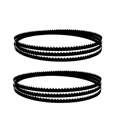 XWTOOL 2PCS Holzbearbeitung 2095mm Bandsägeblätter 3T 6T 6 10 16mm Breite for DewaIt DW738 Carbon Bandsäge Werkzeuge (Color : 2095x16x0.5mm 3TPI) von XWTOOL