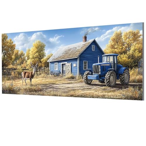 Bauernhaus Malen Nach Zahlen Erwachsene Groß XXL 90x180cm, Malen Nach Zahlen Traktor DIY Farbe Acrylfarbe ölgemälde Set mit Pinseln für Zimmer Deko Wand Aesthetic, Geschenke für Frauen, Model-1433 Bauernhaus Malen Nach Zahlen Erwachsene Groß XXL 90x180cm, Malen Nach Zahlen Traktor DIY Farbe Acrylfarbe ölgemälde Set mit Pinseln für Zimmer Deko Wand Aesthetic, Geschenke für Frauen, Model-1433 von XXDBBDOU