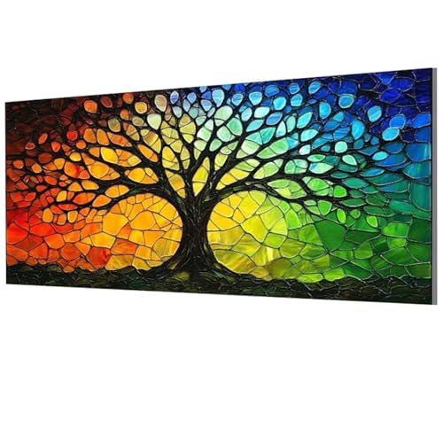 Baum Des Lebens Malen Nach Zahlen Erwachsene Groß XXL 100x200cm, Malen Nach Zahlen Baum DIY Farbe Acrylfarbe ölgemälde Set mit Pinseln für Zimmer Deko Wand Aesthetic, Geschenke für Frauen, Model-1443 Baum Des Lebens Malen Nach Zahlen Erwachsene Groß XXL 100x200cm, Malen Nach Zahlen Baum DIY Farbe Acrylfarbe ölgemälde Set mit Pinseln für Zimmer Deko Wand Aesthetic, Geschenke für Frauen, Model-1443 von XXDBBDOU