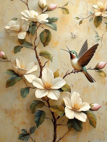 Blume Diamond Painting Vogel Diamond Painting Erwachsene Kinder DIY 5D Vollbohrer Kristall Stickerei Kreuzstich Diamanten Malerei Bilder Bastelset, Zimmer Deko Wohnzimmer Geschenke 70x95cm 5y-164 Blume Diamond Painting Vogel Diamond Painting Erwachsene Kinder DIY 5D Vollbohrer Kristall Stickerei Kreuzstich Diamanten Malerei Bilder Bastelset, Zimmer Deko Wohnzimmer Geschenke 70x95cm 5y-164 von XXDBBDOU
