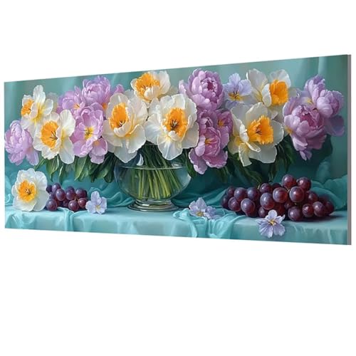 Blume Malen Nach Zahlen Erwachsene Groß XXL 100x200cm, Malen Nach Zahlen Obst DIY Farbe Acrylfarbe ölgemälde Set mit Pinseln für Zimmer Deko Wand Aesthetic, Geschenke für Frauen, Rahmenlos Model-1463 Blume Malen Nach Zahlen Erwachsene Groß XXL 100x200cm, Malen Nach Zahlen Obst DIY Farbe Acrylfarbe ölgemälde Set mit Pinseln für Zimmer Deko Wand Aesthetic, Geschenke für Frauen, Rahmenlos Model-1463 von XXDBBDOU