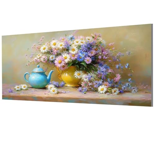 Blume Malen Nach Zahlen Erwachsene Groß XXL 60x120cm, Malen Nach Zahlen Pflanzen DIY Farbe Acrylfarbe ölgemälde Set mit Pinseln für Zimmer Deko Aesthetic, Geschenke für Frauen, Rahmenlos Model-1522 Blume Malen Nach Zahlen Erwachsene Groß XXL 60x120cm, Malen Nach Zahlen Pflanzen DIY Farbe Acrylfarbe ölgemälde Set mit Pinseln für Zimmer Deko Aesthetic, Geschenke für Frauen, Rahmenlos Model-1522 von XXDBBDOU