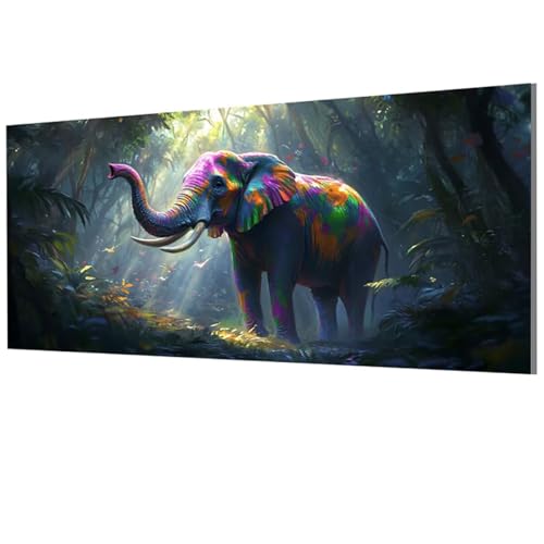 Elefant Malen Nach Zahlen Erwachsene Groß XXL 100x200cm, Malen Nach Zahlen Tier DIY Farbe Acrylfarbe ölgemälde Set mit Pinseln für Zimmer Deko Aesthetic, Geschenke für Frauen, Rahmenlos Model-1464 Elefant Malen Nach Zahlen Erwachsene Groß XXL 100x200cm, Malen Nach Zahlen Tier DIY Farbe Acrylfarbe ölgemälde Set mit Pinseln für Zimmer Deko Aesthetic, Geschenke für Frauen, Rahmenlos Model-1464 von XXDBBDOU