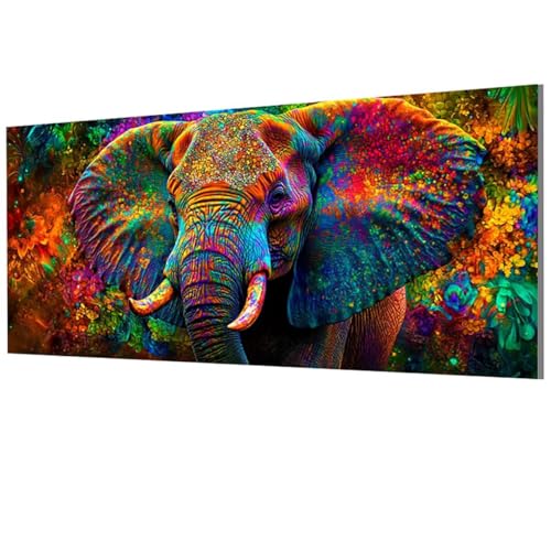 Elefant Malen Nach Zahlen Erwachsene Groß XXL 60x120cm, Malen Nach Zahlen Tier DIY Farbe Acrylfarbe ölgemälde Set mit Pinseln für Zimmer Deko Wand Aesthetic, Geschenke für Frauen, Rahmenlos Model-1551 Elefant Malen Nach Zahlen Erwachsene Groß XXL 60x120cm, Malen Nach Zahlen Tier DIY Farbe Acrylfarbe ölgemälde Set mit Pinseln für Zimmer Deko Wand Aesthetic, Geschenke für Frauen, Rahmenlos Model-1551 von XXDBBDOU
