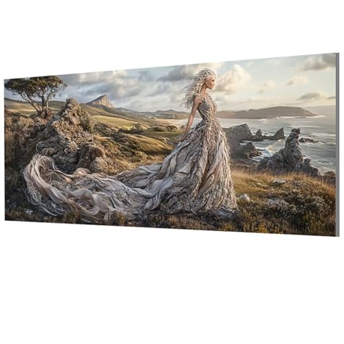 Frau Malen Nach Zahlen Erwachsene Groß XXL 60x120cm, Malen Nach Zahlen Landschaft DIY Farbe Acrylfarbe ölgemälde Set mit Pinseln für Zimmer Deko Wand Aesthetic, Geschenke für Frauen, Model-1518 Frau Malen Nach Zahlen Erwachsene Groß XXL 60x120cm, Malen Nach Zahlen Landschaft DIY Farbe Acrylfarbe ölgemälde Set mit Pinseln für Zimmer Deko Wand Aesthetic, Geschenke für Frauen, Model-1518 von XXDBBDOU
