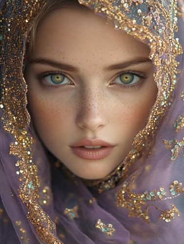 Frauen Diamond Painting Arabisch Diamond Painting Erwachsene Kinder DIY 5D Vollbohrer Kristall Stickerei Kreuzstich Diamanten Malerei Bilder Bastelset, Zimmer Deko Wohnzimmer Geschenke 70x95cm 5s-6J Frauen Diamond Painting Arabisch Diamond Painting Erwachsene Kinder DIY 5D Vollbohrer Kristall Stickerei Kreuzstich Diamanten Malerei Bilder Bastelset, Zimmer Deko Wohnzimmer Geschenke 70x95cm 5s-6J von XXDBBDOU