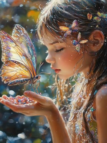 Frauen Diamond Painting Schmetterling Diamond Painting Erwachsene Kinder DIY Vollbohrer Kristall Stickerei Kreuzstich Bilder Bastelset Diamanten Malerei Anfänger, Zimmer Deko Wohnzimmer 80x110cm 5a-35 Frauen Diamond Painting Schmetterling Diamond Painting Erwachsene Kinder DIY Vollbohrer Kristall Stickerei Kreuzstich Bilder Bastelset Diamanten Malerei Anfänger, Zimmer Deko Wohnzimmer 80x110cm 5a-35 von XXDBBDOU
