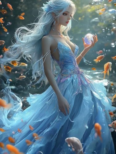 Karikatur Diamond Painting Frauen Diamond Painting Erwachsene Kinder DIY 5D Vollbohrer Kristall Stickerei Kreuzstich Bilder Bastelset Diamanten Malerei Anfänger, Zimmer Deko Wohnzimmer 30x40cm 5j-20J von XXDBBDOU