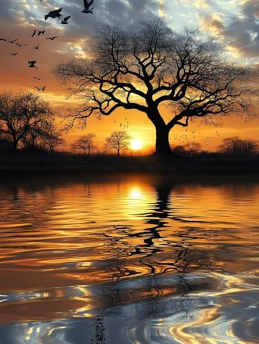 Landschaft Diamond Painting Baum Diamond Painting Erwachsene Kinder DIY 5D Vollbohrer Kristall Stickerei Kreuzstich Diamanten Malerei Bilder Bastelset, Zimmer Deko Wohnzimmer Geschenke 60x80cm 5d-6F Landschaft Diamond Painting Baum Diamond Painting Erwachsene Kinder DIY 5D Vollbohrer Kristall Stickerei Kreuzstich Diamanten Malerei Bilder Bastelset, Zimmer Deko Wohnzimmer Geschenke 60x80cm 5d-6F von XXDBBDOU