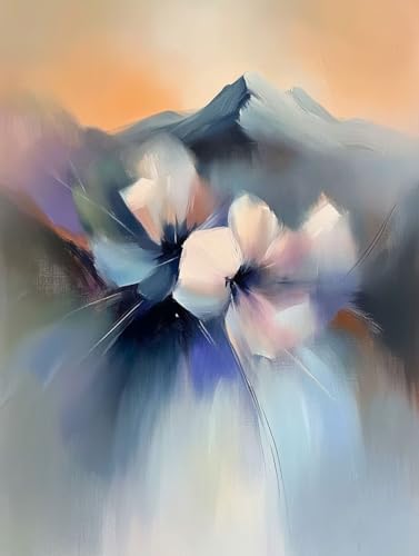 Landschaft Diamond Painting Erwachsene, Diamond Painting Berg Diamanten Malerei Kinder Anfänger DIY Vollbohrer Mosaikherstellung Stickerei Kreuzstich Bilder, Home Wand Deko Geschenke 100x135cm g1-8L von XXDBBDOU