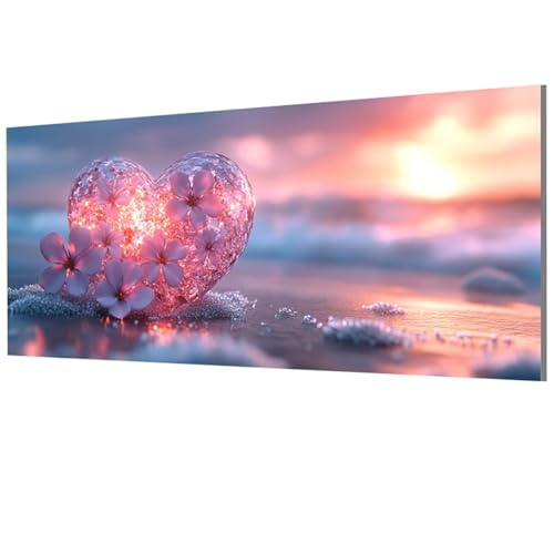 Liebe Malen Nach Zahlen Erwachsene Groß XXL 60x120cm, Malen Nach Zahlen Strand DIY Farbe Acrylfarbe ölgemälde Set mit Pinseln für Zimmer Deko Wand Aesthetic, Geschenke für Frauen, Rahmenlos Model-1566 Liebe Malen Nach Zahlen Erwachsene Groß XXL 60x120cm, Malen Nach Zahlen Strand DIY Farbe Acrylfarbe ölgemälde Set mit Pinseln für Zimmer Deko Wand Aesthetic, Geschenke für Frauen, Rahmenlos Model-1566 von XXDBBDOU