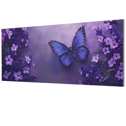 Malen Nach Zahlen Erwachsene Schmetterling, Blume Malen Nach Zahlen Leinwand, DIY Bastelset Erwachsene Paint by Numbers mit Pinseln und Acrylpigment für Zimmer Wand Deko Geschenke 40x80cm, Model-1439 Malen Nach Zahlen Erwachsene Schmetterling, Blume Malen Nach Zahlen Leinwand, DIY Bastelset Erwachsene Paint by Numbers mit Pinseln und Acrylpigment für Zimmer Wand Deko Geschenke 40x80cm, Model-1439 von XXDBBDOU