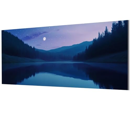 Mond Malen Nach Zahlen Erwachsene Groß XXL 100x200cm, Malen Nach Zahlen See DIY Farbe Acrylfarbe ölgemälde Set mit Pinseln für Zimmer Deko Wand Aesthetic, Geschenke für Frauen, Rahmenlos Model-1458 Mond Malen Nach Zahlen Erwachsene Groß XXL 100x200cm, Malen Nach Zahlen See DIY Farbe Acrylfarbe ölgemälde Set mit Pinseln für Zimmer Deko Wand Aesthetic, Geschenke für Frauen, Rahmenlos Model-1458 von XXDBBDOU