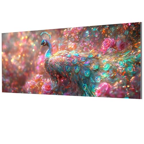 Pfau Malen Nach Zahlen Erwachsene Groß XXL 60x120cm, Malen Nach Zahlen Blume DIY Farbe Acrylfarbe ölgemälde Set mit Pinseln für Zimmer Deko Wand Aesthetic, Geschenke für Frauen, Rahmenlos Model-1577 Pfau Malen Nach Zahlen Erwachsene Groß XXL 60x120cm, Malen Nach Zahlen Blume DIY Farbe Acrylfarbe ölgemälde Set mit Pinseln für Zimmer Deko Wand Aesthetic, Geschenke für Frauen, Rahmenlos Model-1577 von XXDBBDOU