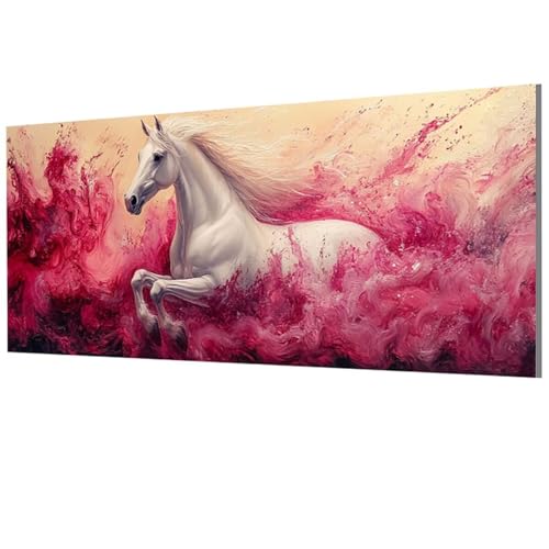 Pferd Malen Nach Zahlen Erwachsene Groß XXL 60x120cm, Malen Nach Zahlen Tier DIY Farbe Acrylfarbe ölgemälde Set mit Pinseln für Zimmer Deko Wand Aesthetic, Geschenke für Frauen, Rahmenlos Model-1574 Pferd Malen Nach Zahlen Erwachsene Groß XXL 60x120cm, Malen Nach Zahlen Tier DIY Farbe Acrylfarbe ölgemälde Set mit Pinseln für Zimmer Deko Wand Aesthetic, Geschenke für Frauen, Rahmenlos Model-1574 von XXDBBDOU