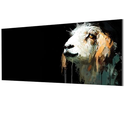 Schaf Malen Nach Zahlen Erwachsene Groß XXL 100x200cm, Malen Nach Zahlen Tier DIY Farbe Acrylfarbe ölgemälde Set mit Pinseln für Zimmer Deko Wand Aesthetic, Geschenke für Frauen, Rahmenlos Model-1437 Schaf Malen Nach Zahlen Erwachsene Groß XXL 100x200cm, Malen Nach Zahlen Tier DIY Farbe Acrylfarbe ölgemälde Set mit Pinseln für Zimmer Deko Wand Aesthetic, Geschenke für Frauen, Rahmenlos Model-1437 von XXDBBDOU