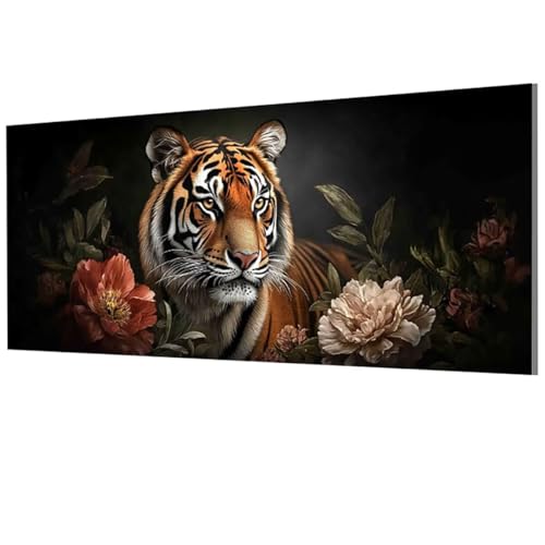 Tiger Malen Nach Zahlen Erwachsene Groß XXL 100x200cm, Malen Nach Zahlen Blume DIY Farbe Acrylfarbe ölgemälde Set mit Pinseln für Zimmer Deko Wand Aesthetic, Geschenke für Frauen, Rahmenlos Model-1455 Tiger Malen Nach Zahlen Erwachsene Groß XXL 100x200cm, Malen Nach Zahlen Blume DIY Farbe Acrylfarbe ölgemälde Set mit Pinseln für Zimmer Deko Wand Aesthetic, Geschenke für Frauen, Rahmenlos Model-1455 von XXDBBDOU
