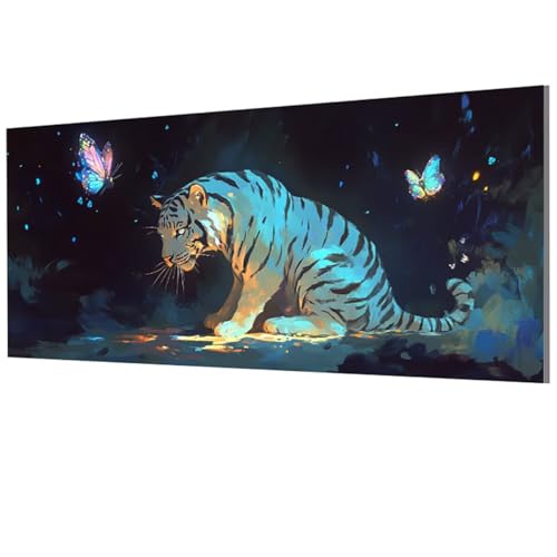 Tiger Malen Nach Zahlen Erwachsene Groß XXL 100x200cm, Malen Nach Zahlen Schmetterling DIY Farbe Acrylfarbe ölgemälde Set mit Pinseln für Zimmer Deko Wand Aesthetic, Geschenke für Frauen, Model-1453 Tiger Malen Nach Zahlen Erwachsene Groß XXL 100x200cm, Malen Nach Zahlen Schmetterling DIY Farbe Acrylfarbe ölgemälde Set mit Pinseln für Zimmer Deko Wand Aesthetic, Geschenke für Frauen, Model-1453 von XXDBBDOU