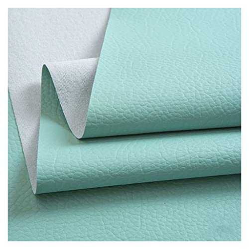 140 cm Breit Kunstleder Polsterstoff Kaschiert Meterware MöBelstoff FüR SäMtliche Polsterarbeiten,Autos,Boote(Pea green,1.4X5m) von XXGJOALD