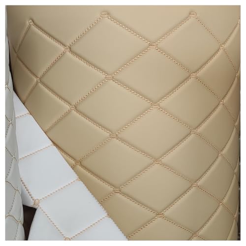Kunstleder Gesteppt Meterware Polsterstoff Möbelstoff Gesteppt Kaschiert Leder Polsterstoff Stoff Kunstleder Polsterstoff Bezugsstoff Lederoptik Als Polster-Stoff/Sitzbezug für Den Innen(Beige,1.38X2m Kunstleder Gesteppt Meterware Polsterstoff Möbelstoff Gesteppt Kaschiert Leder Polsterstoff Stoff Kunstleder Polsterstoff Bezugsstoff Lederoptik Als Polster-Stoff/Sitzbezug für Den Innen(Beige,1.38X2m von XXGJOALD