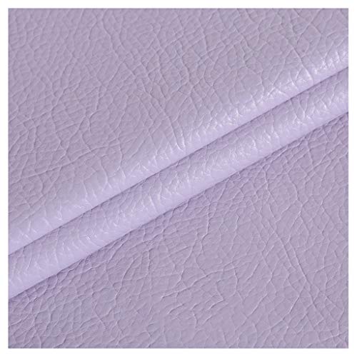 Kunstleder Leder Meterware Polsterstoff Stoff 138cm Bezugsstoff Lavendel(Lavender,1.38x8m) von XXGJOALD